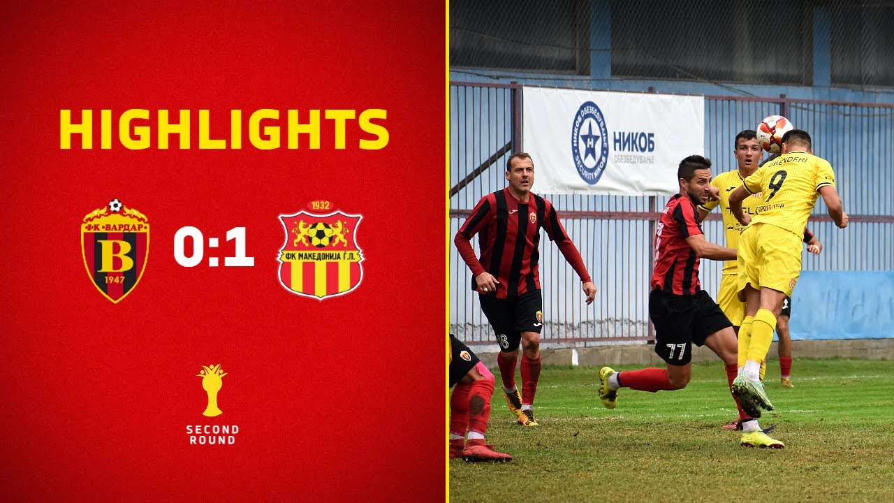 HIGHLIGHTS | FK Vardar 0:1 FK Makedonija GP | Cup of Macedonia - 1/8