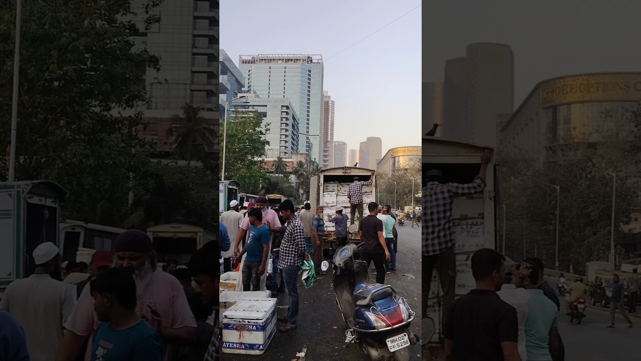 😎😊 Mumbai machli market 🫡 #mumbai #dadar #machlimarket #viralvideo #nomadicdream