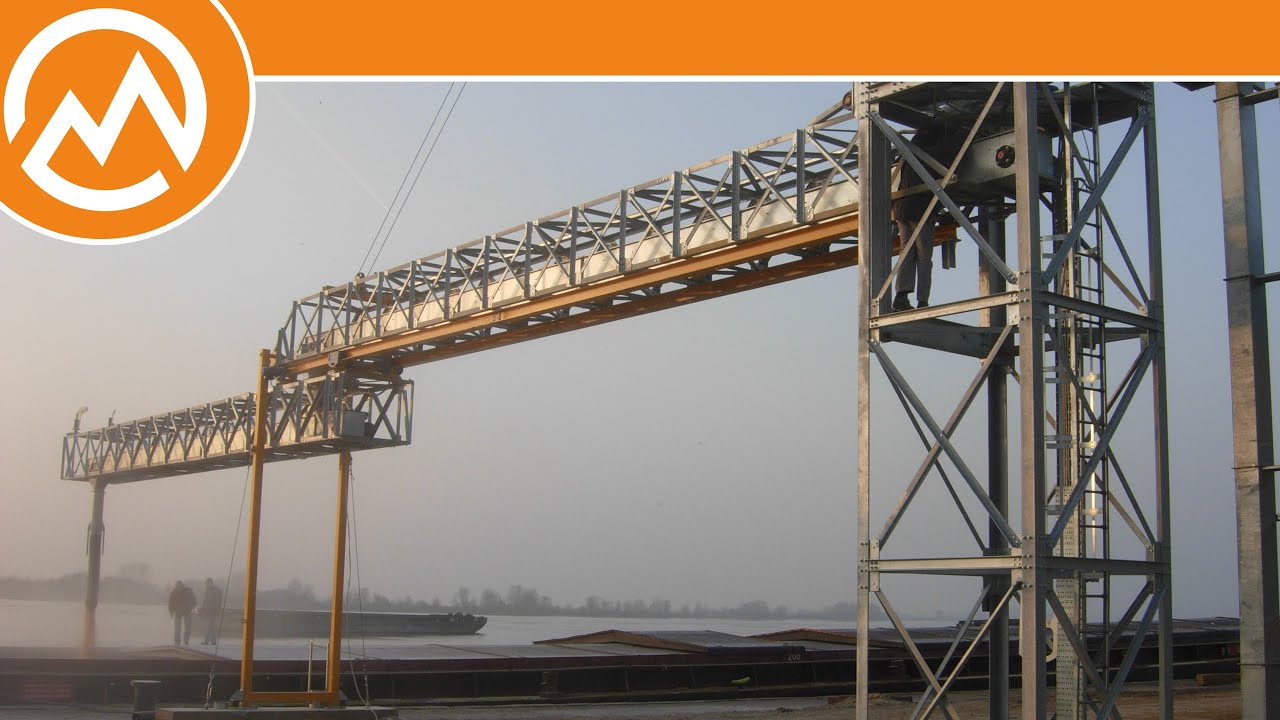 Telescopic Solution for cereal discharge on barges - Metalmont
