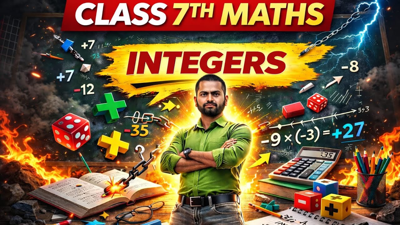 CLASS 7th MATHS (RS AGGARWAL) TOPIC:-INTEGERS L-2 FULL CHAPTER EXPLANATION BY RAHUL SIR