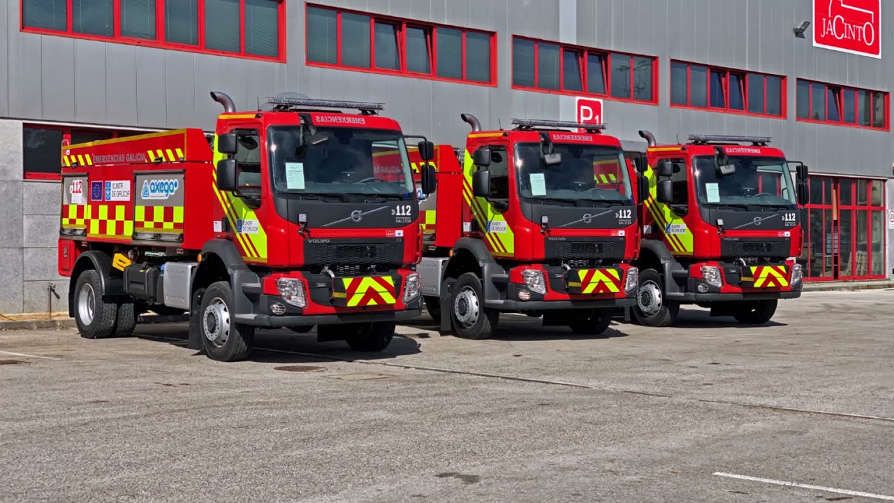 AXEGA Camiones Bomberos - VEICAR - Volvo - Bomberos - Bombeiros - Firefighters - Firefighting