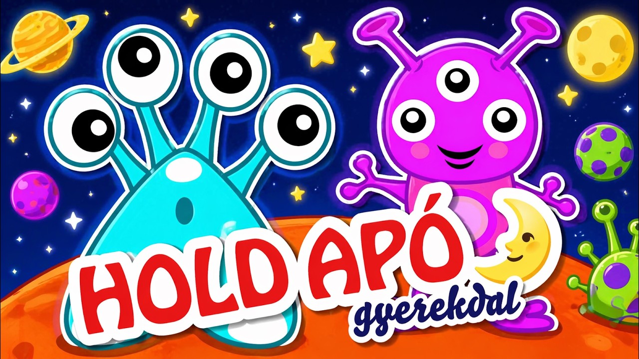 Boridalok  II HOLDAP&Oacute; - Hov&aacute; lett a sapka?🌙✨ - anim&aacute;ci&oacute;, gyerekdal, #boridalok
