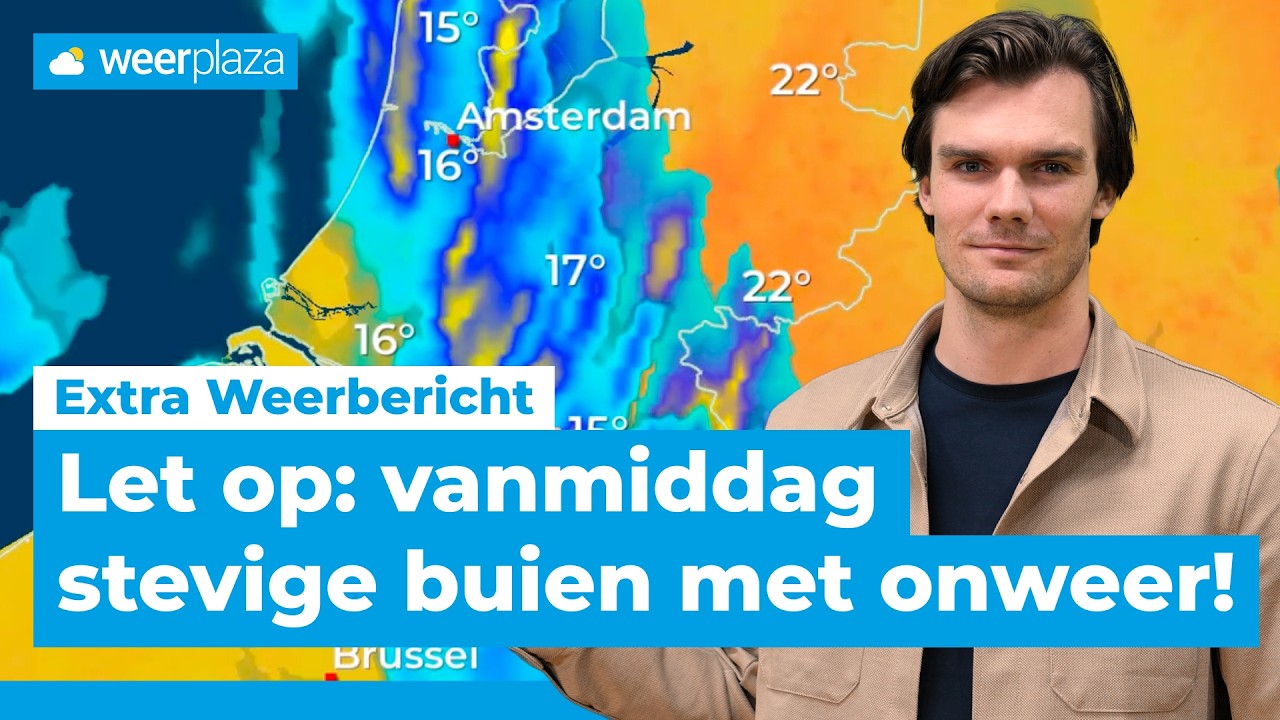 Stevige onweersbuien op komst! ⛈️ | Extra Weerbericht