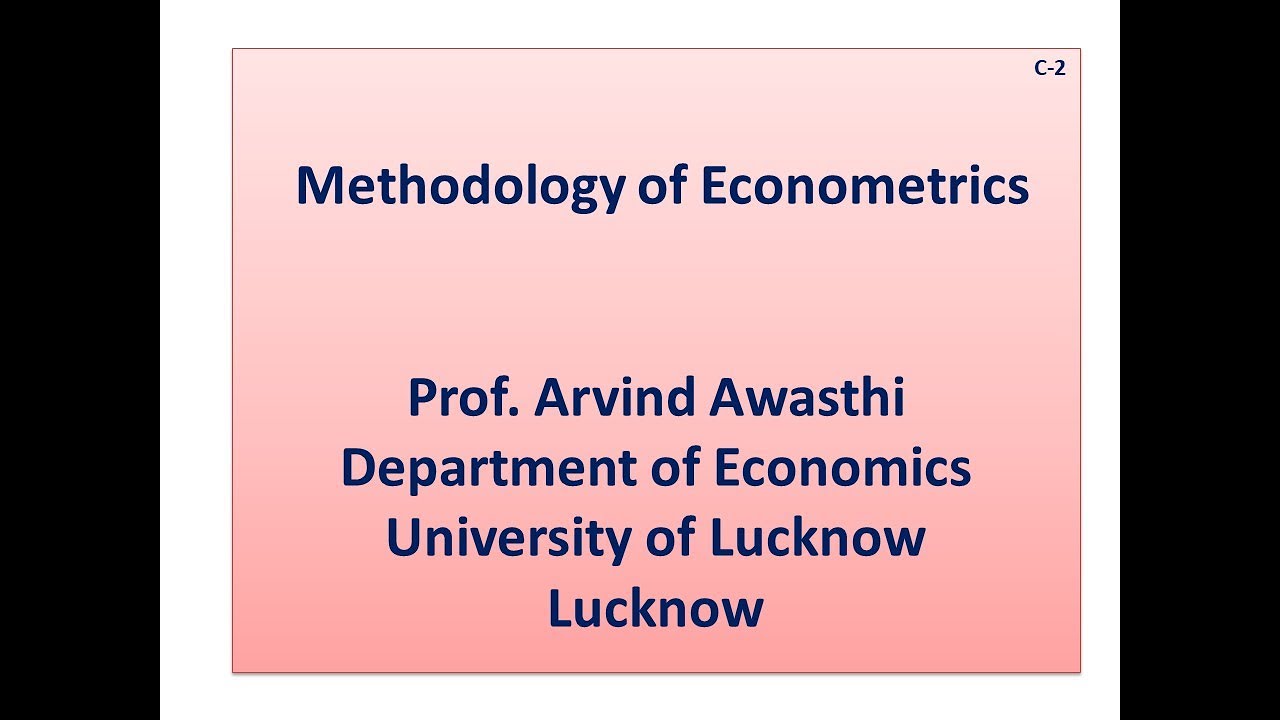 Methodology of Econometrics