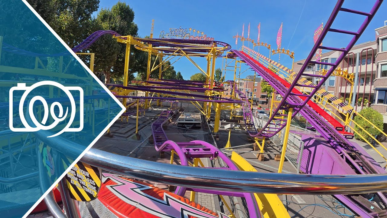Spinning Coaster (Buwalda) @ Kermis Weert 2025 - 4K Onride / POV Video