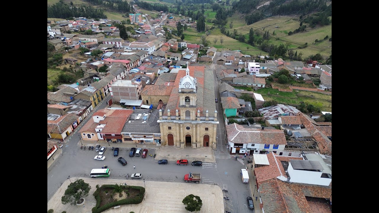 Pesca Boyaca, Vista aerea