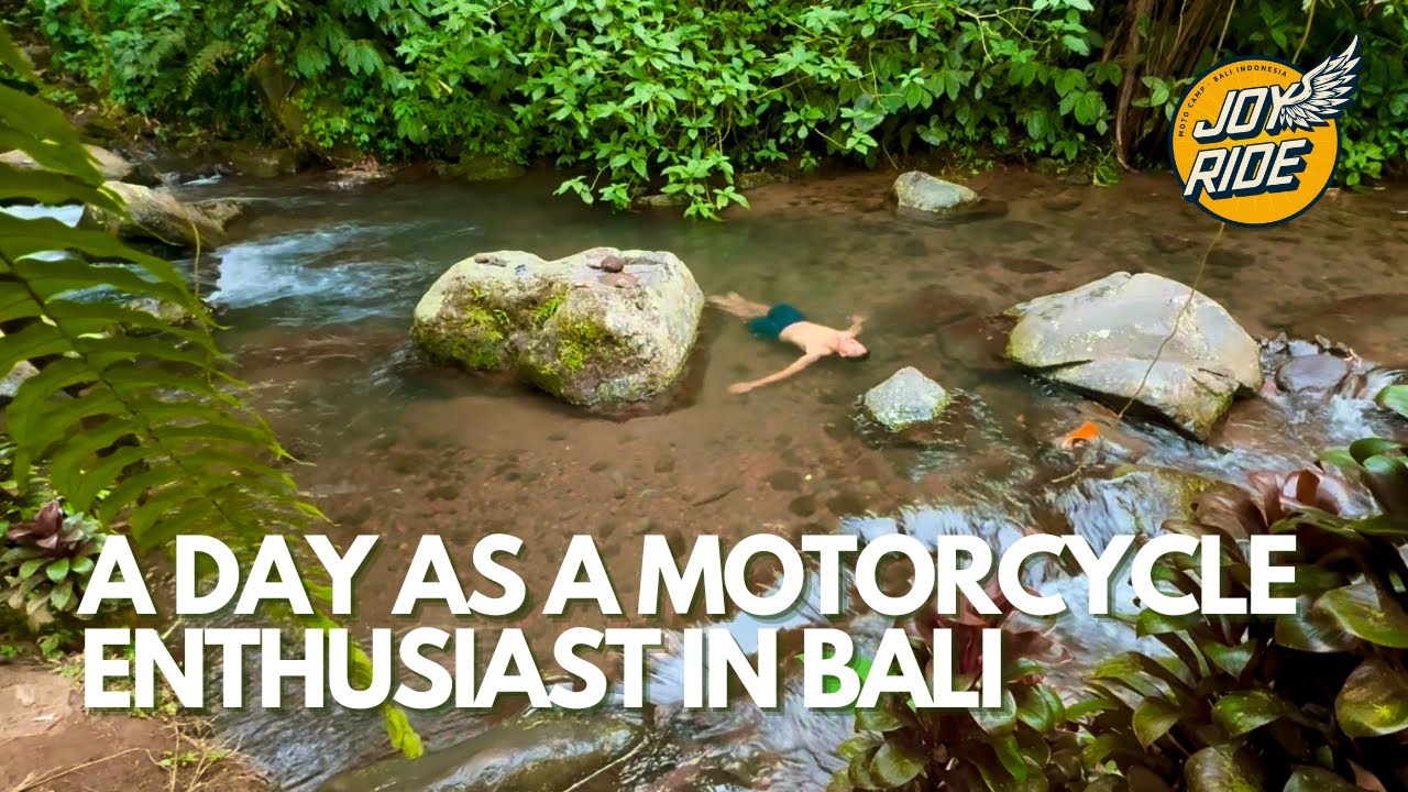 A Day as a Motorcycle Enthusiast in Bali | Local Breakfast, Coffee Ride & Waterfall - 