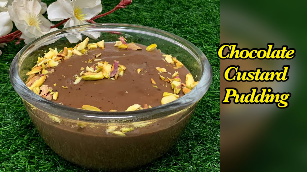 Chocolate Custard Pudding | Chocolate Custard | by Cooking With Farnaz