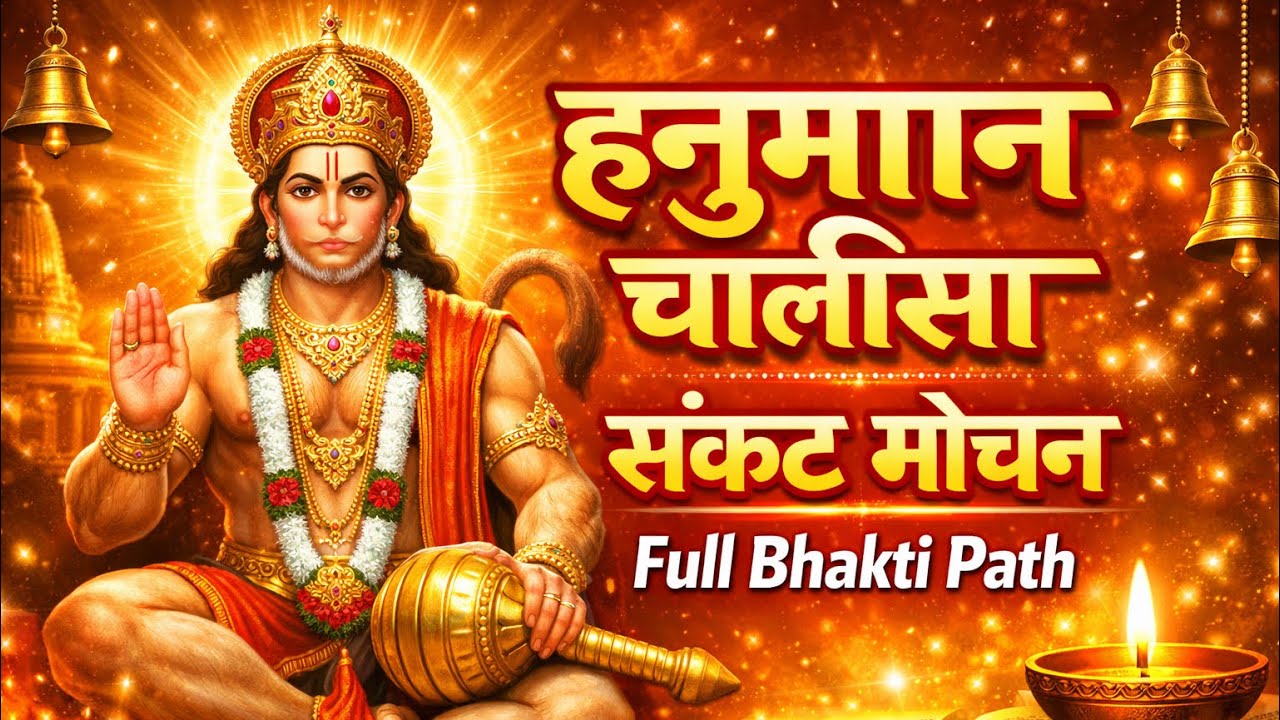 हनुमान चालीसा 3D 🔥 | Most Powerful Cinematic Version 2026 | Sankat Mochan Hanuman