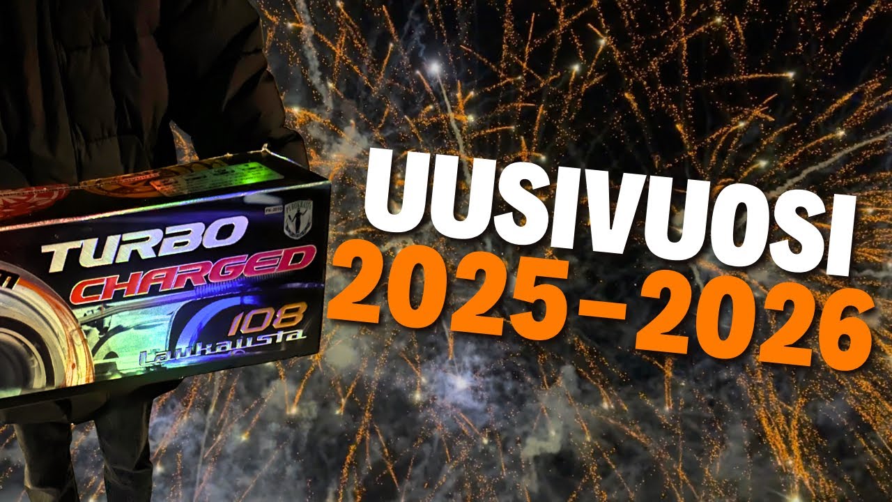 Uusivuosi 2025-2026 - Rakettien ammuntaa