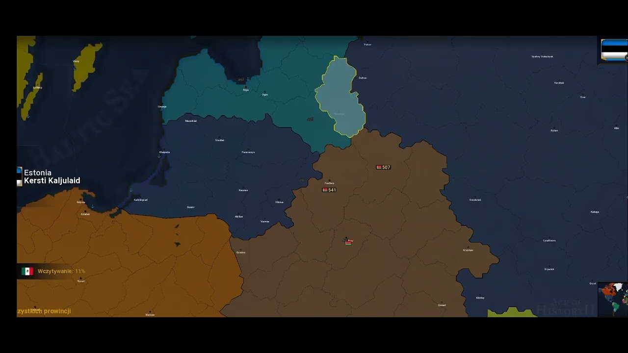 Podboje Estonii Age of History II 