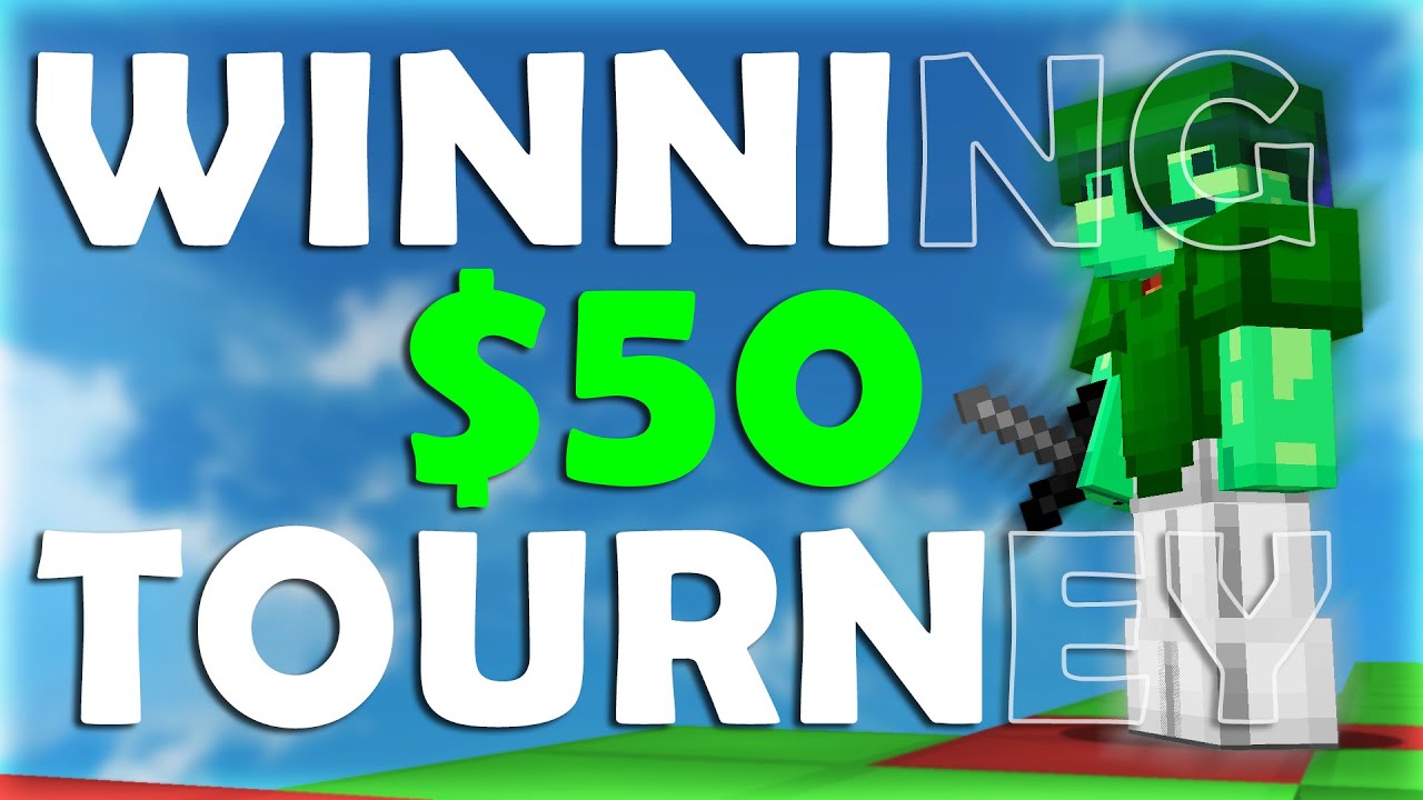 Winning Dewier's $50 Bedwars Tournament
