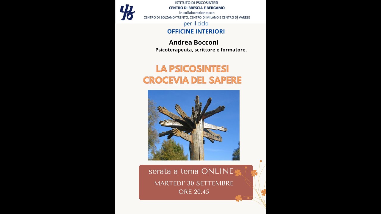 BOCCONI  LA PSICOSINTESI CROCEVIA DEL SAPERE