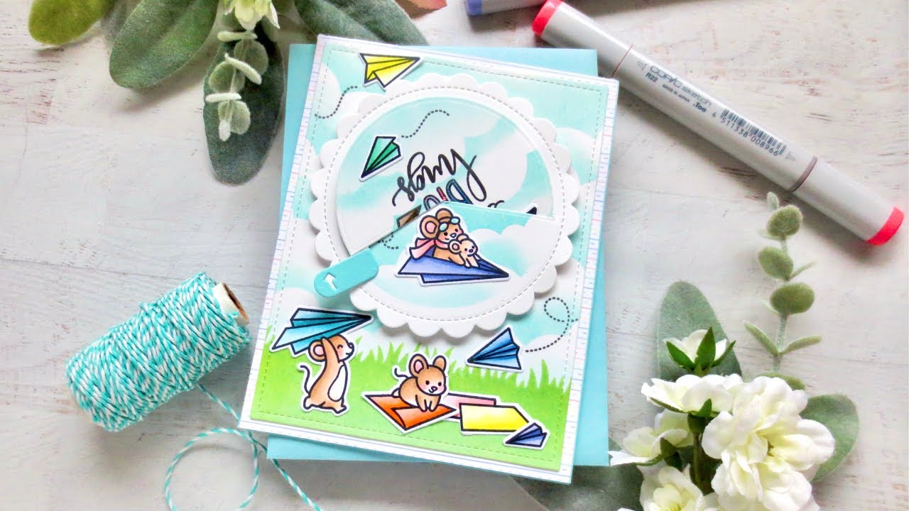 Interactive Give It a Whirl card with Christy