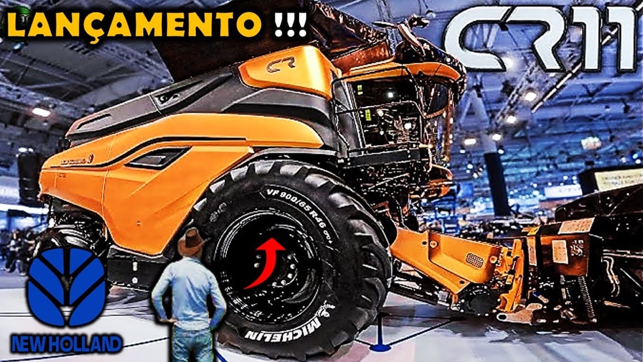 NEW HOLLAND CR11 - A MAIS NOVA GIGANTE COLHEITADEIRA ACABA DE SER LANÇADA