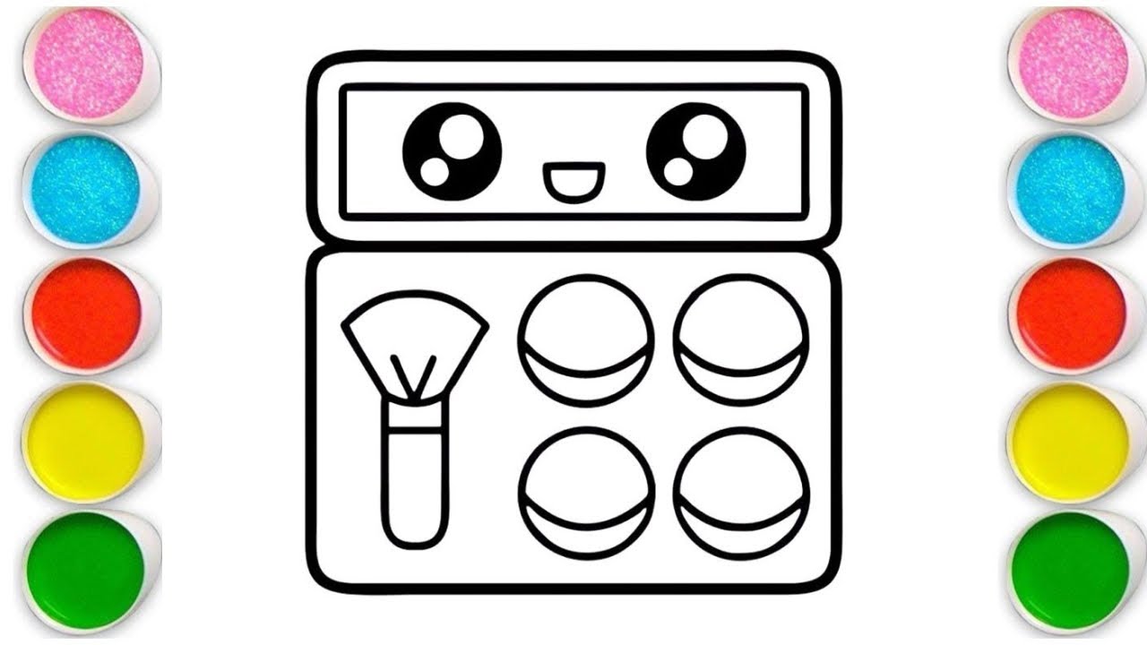 Women Makeup Drawing, Painting & Coloring For Kids and Toddlers_ Child Art