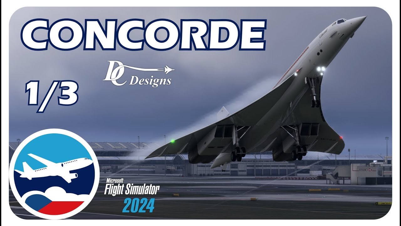 Microsoft flight simulator ČESKY | CONCORDE (podrobně + CIV-A INS) | 1/3 | CZ tutoriál