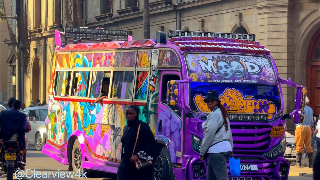 Inside Nairobi’s Wild Nganya Matatus 🇰🇪 | Gravity Defying PSV Buses with Heavy Bass