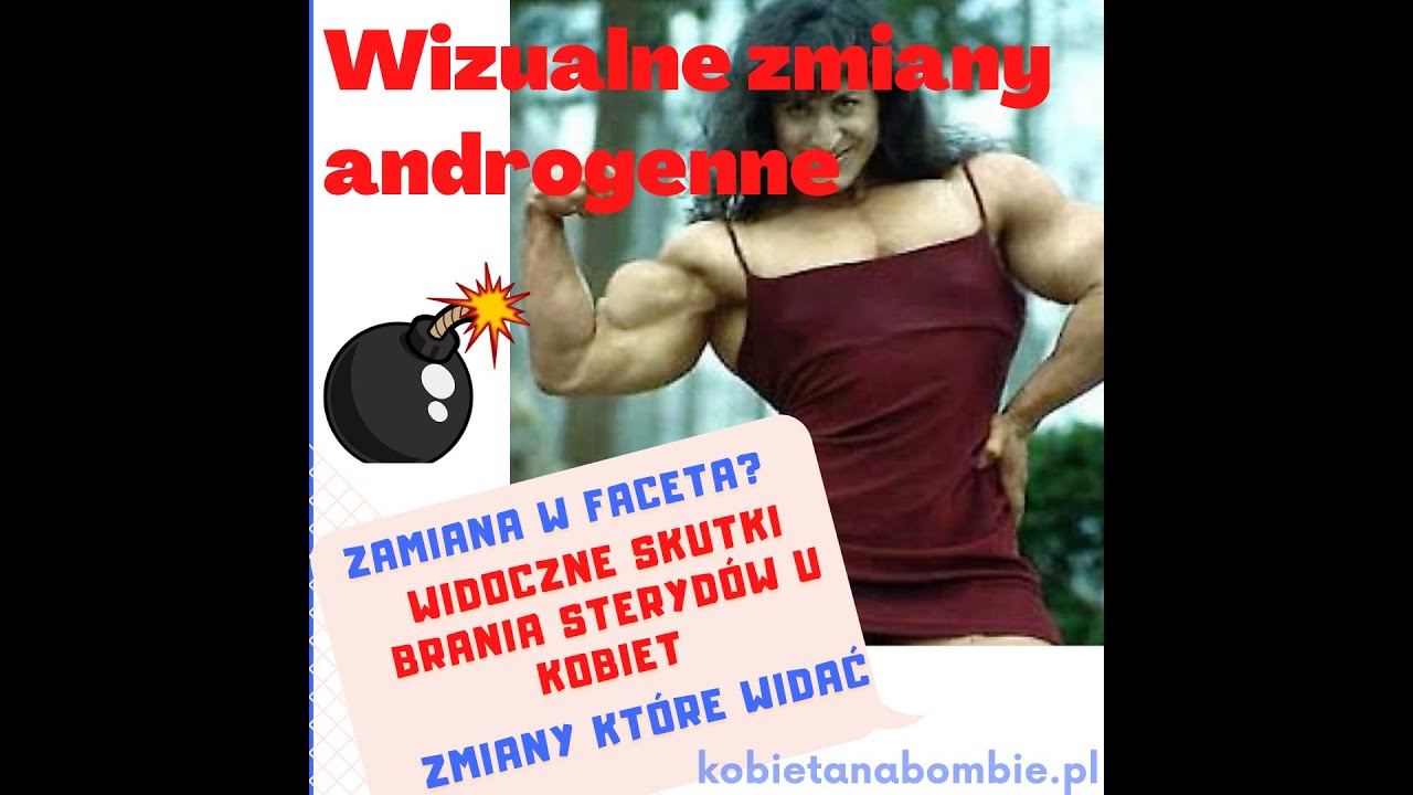 Jakie są widoczne skutki uboczne stosowania sterydów przez kobiety?
