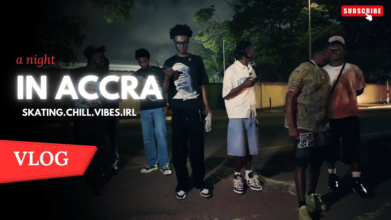 East Legon IRL Night Out – Skating & Chill Vlog