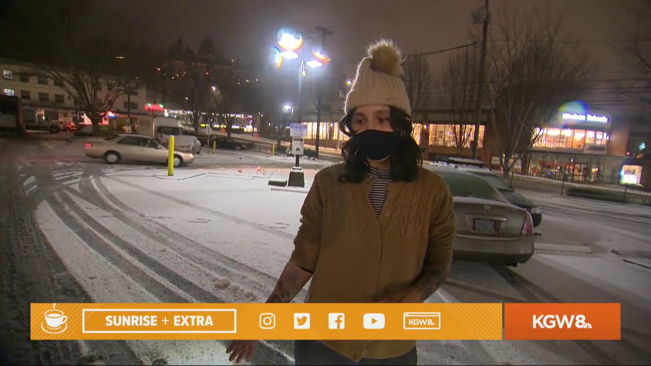 Sunrise Extra: The latest on the snow in Portland!