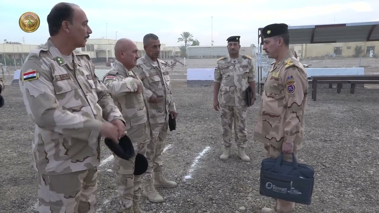 المفتش العسكري العام يشرف على تفتيش معهد الدفاع الجوي الفحصي