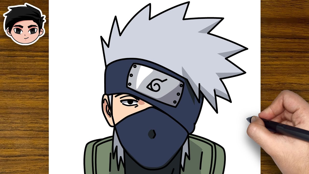 Como Desenhar KAKASHI HATAKE (Naruto)