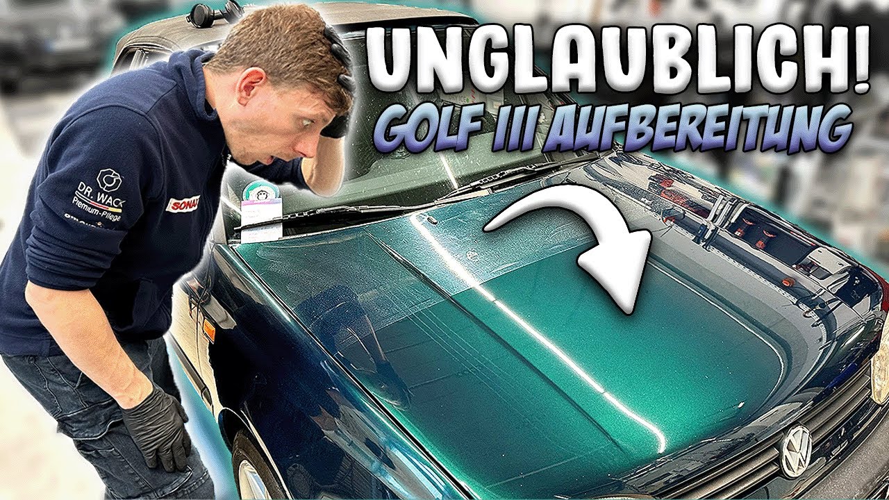 Aufbereitung extrem: Golf III Cabrio | AUTOLACKAFFEN