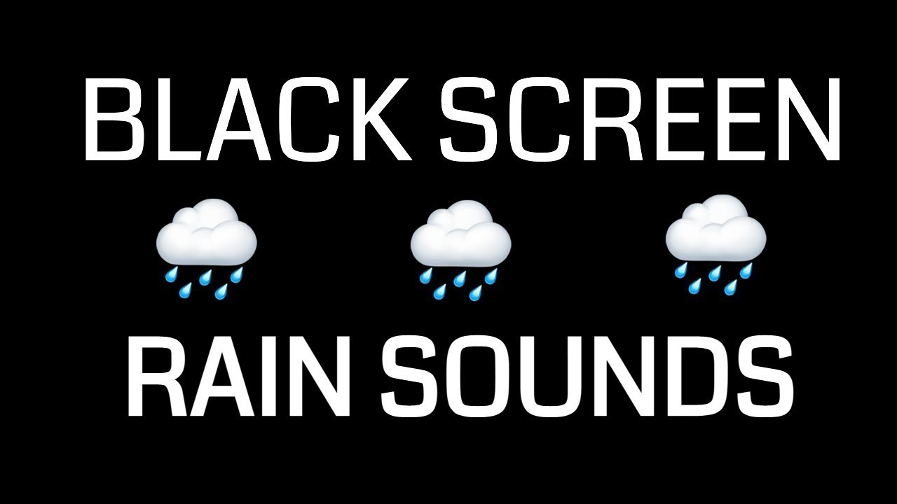 10 Hours (NO ADS) THUNDER and RAIN Sounds for Sleep/Relaxation BLACK SCREEN | Sleep and Relaxation