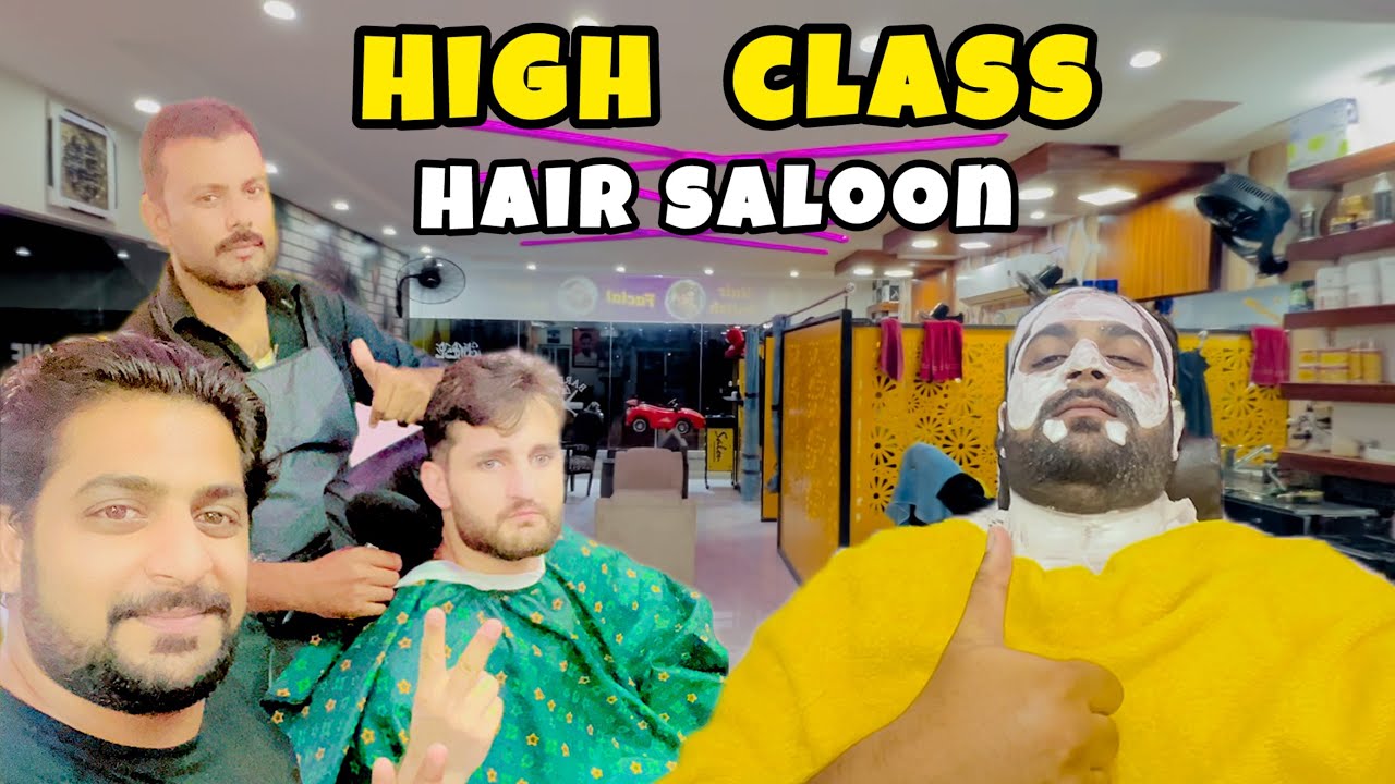 High Class Hair Saloon in Sialkot | Newly opened in Citi housing Sialkot | Vlog 137 | @AlmasAliR
