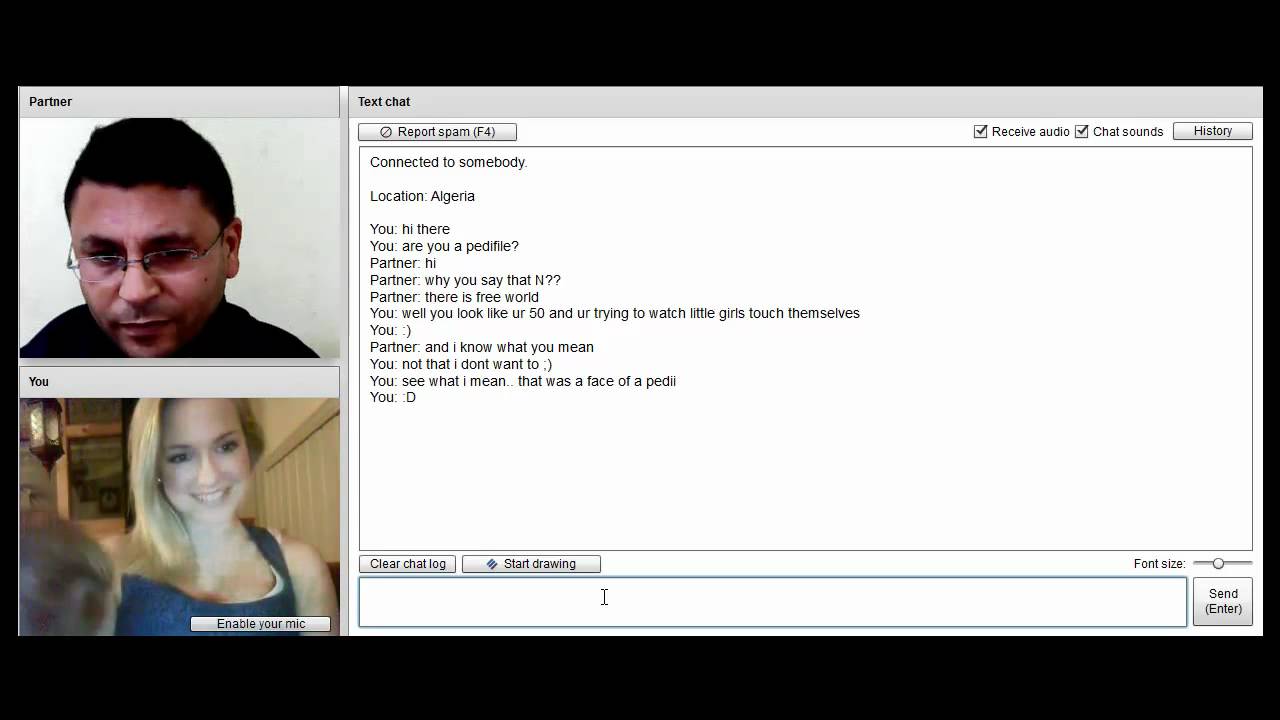Chatroulette Troll: Ginger and Horseface!