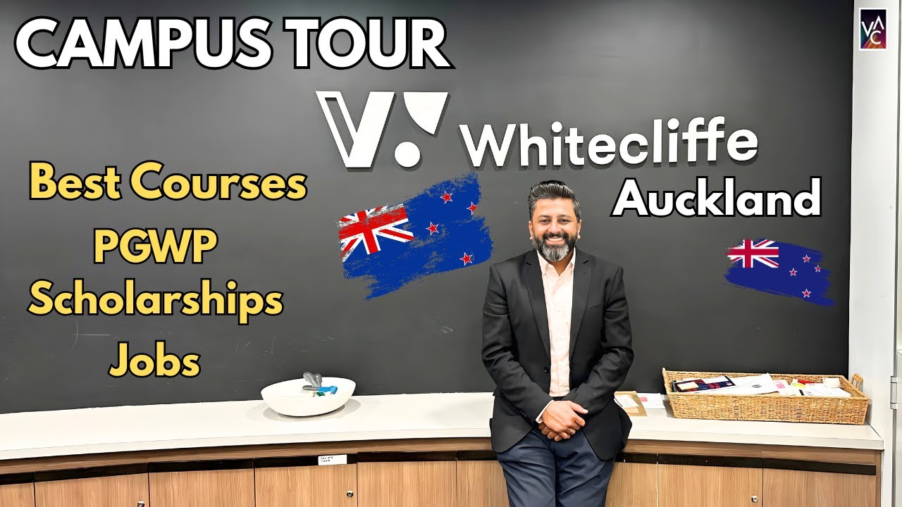 Whitecliffe College Campus Tour Auckland, New Zealand | Courses | Fees | Jobs | Scholarships