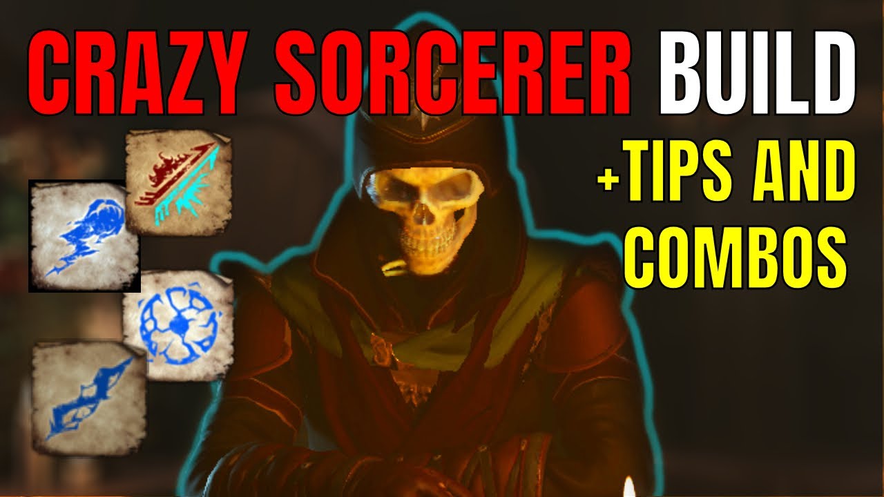 CRAZY SORCERER BUILD + TIPS AND COMBOS | Dark and Darker
