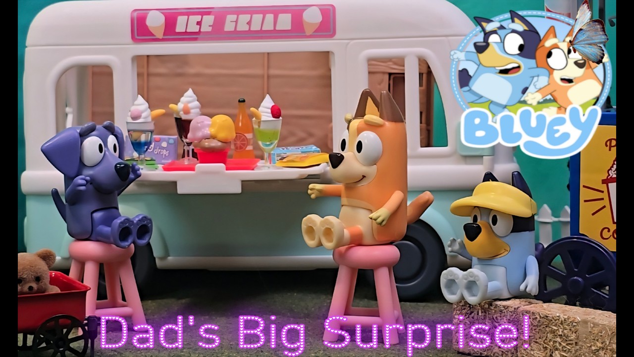 Dad’s Big Surprise! – Bluey Family Fun Adventure