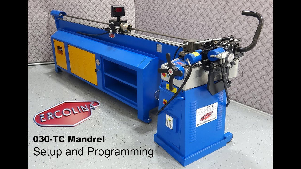 Ercolina 030-TC Mandrel Setup and Programming