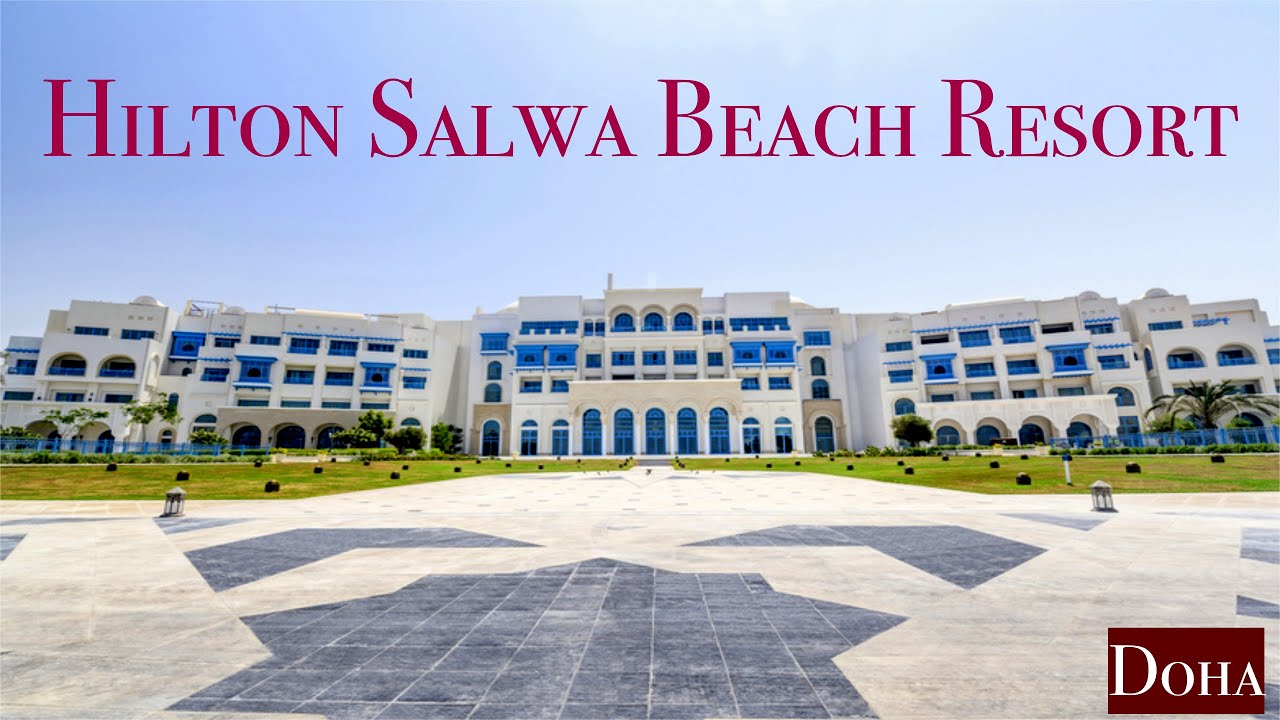 Hilton Salwa Beach resort | Desert Falls Water Park | Doha | Qatar | 4K
