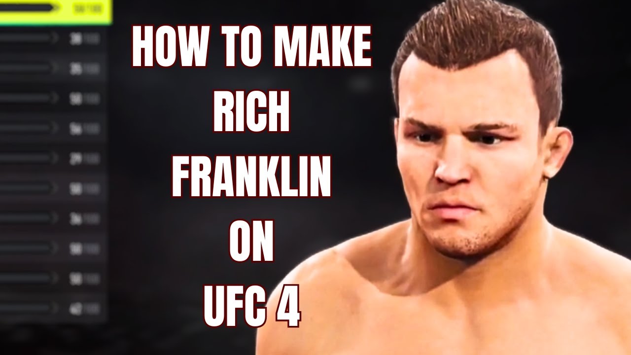 How To Make Rich Franklin on UFC 4 | CAF Tutorial & Fighter Settings