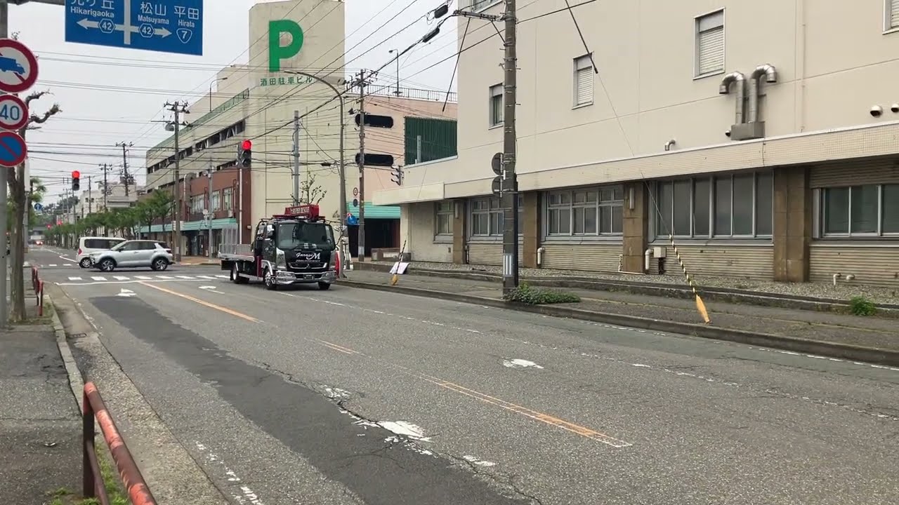 ガレージMレッカー搬送中