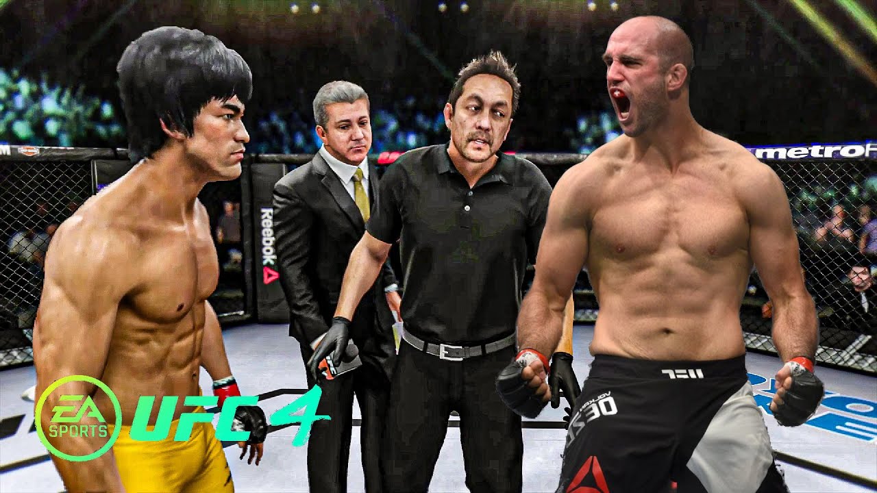 Брюс Ли против Волкана Оздемира EA Sports UFC 4 Бойцовский клуб Брюса Ли 🔥🐲