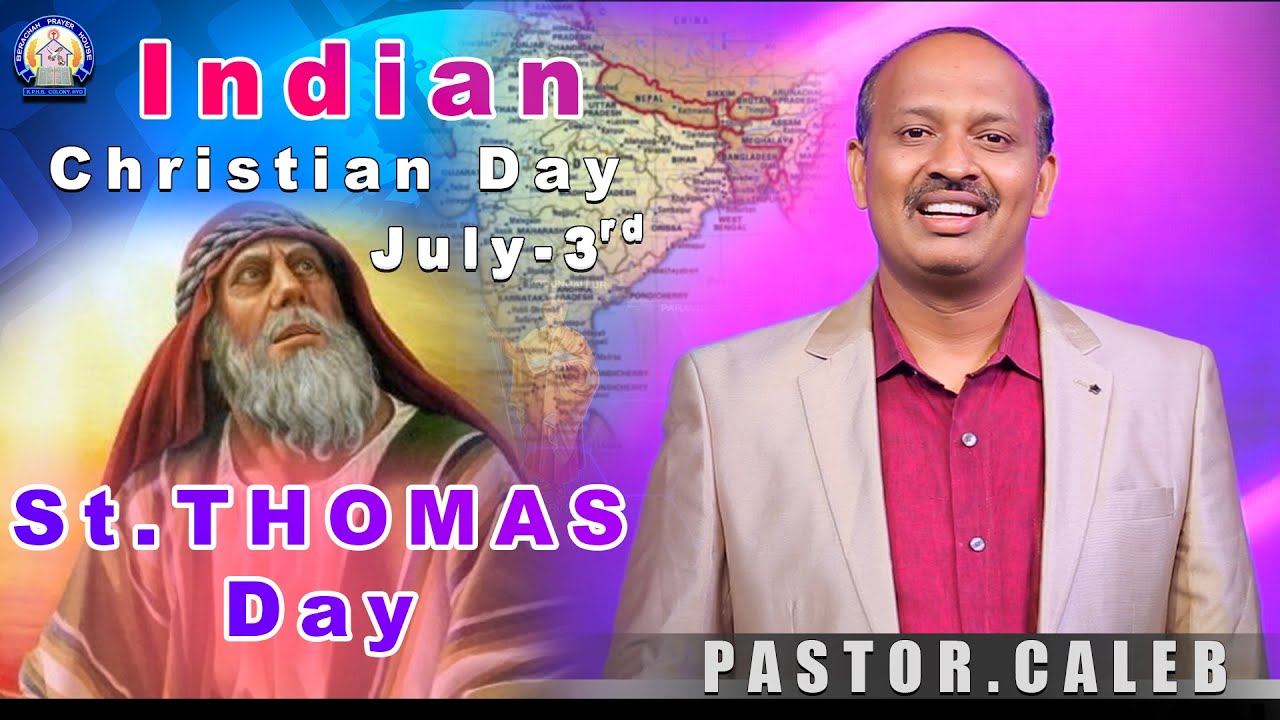 Indian Christian Day | Pastor Caleb Message on Christian Day | Thomas Day | Berachah Ministries