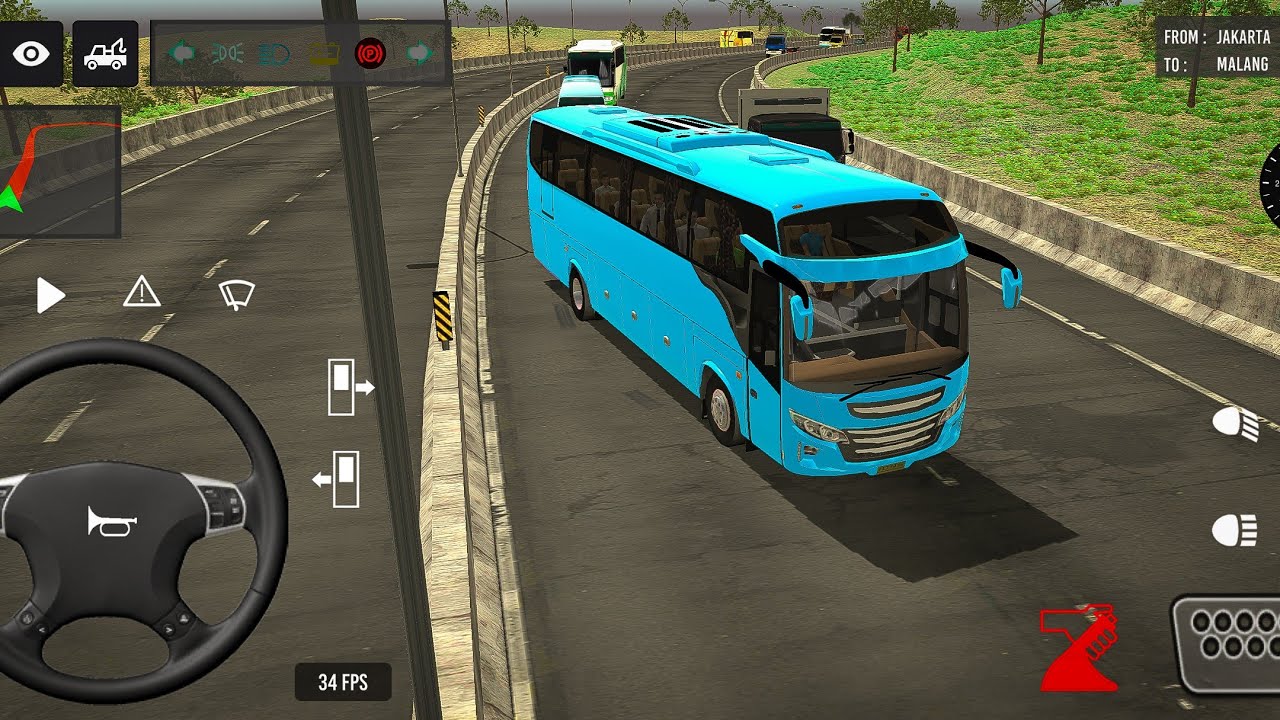 🎉Bus simulator: 3D Bus Games: Bus simulator !! New euro coach😁🫡!! New Bus Simulator indonesia #games