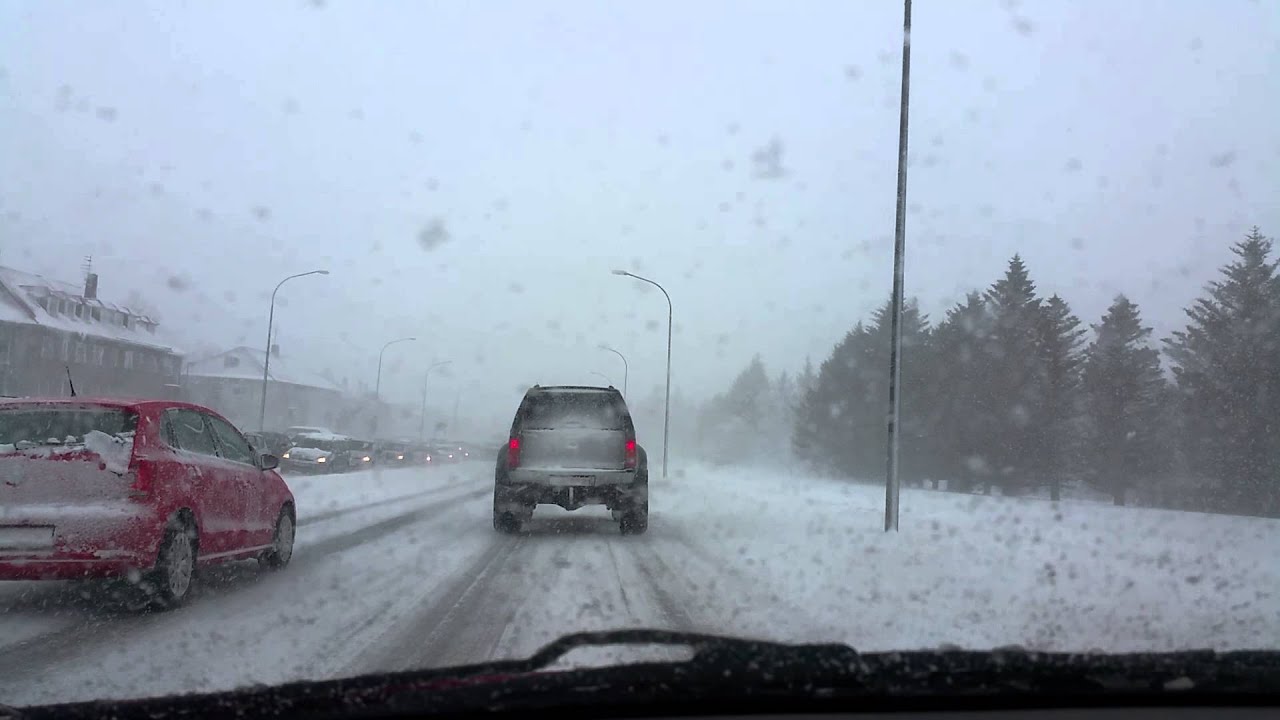 Crazy weather in Iceland today