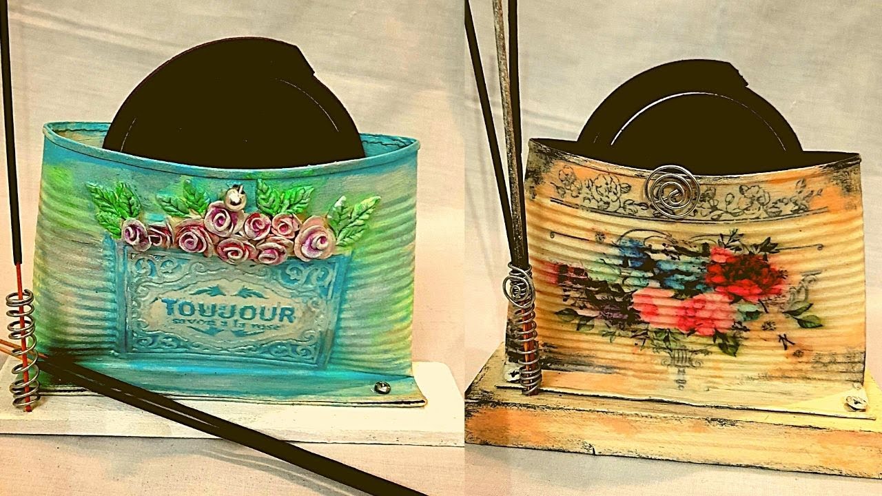 RECICLAR LATAS, PORTA ESPIRALES Y SAHUMERIOS