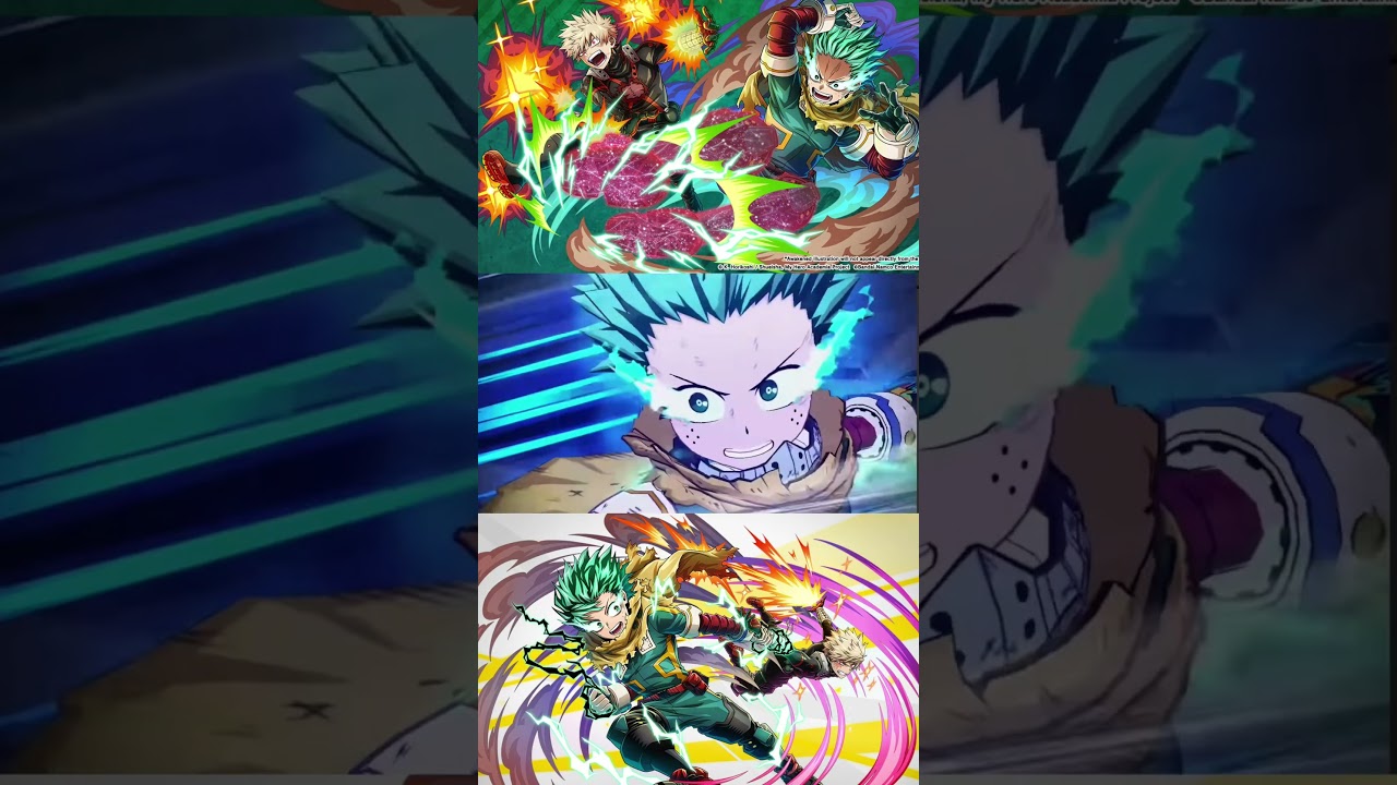 MY HERO ACADEMIA ULTRA IMPACT UR FINAL SEASON IZUKU MIDORIYA AND KATSUKI BAKUGO PLUS ULTRA ANIMATION