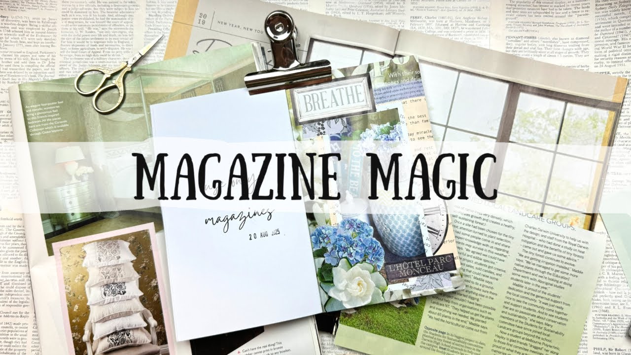 Creative Journaling with JUST Magazine images | Prompt.Create.Repeat Workbook