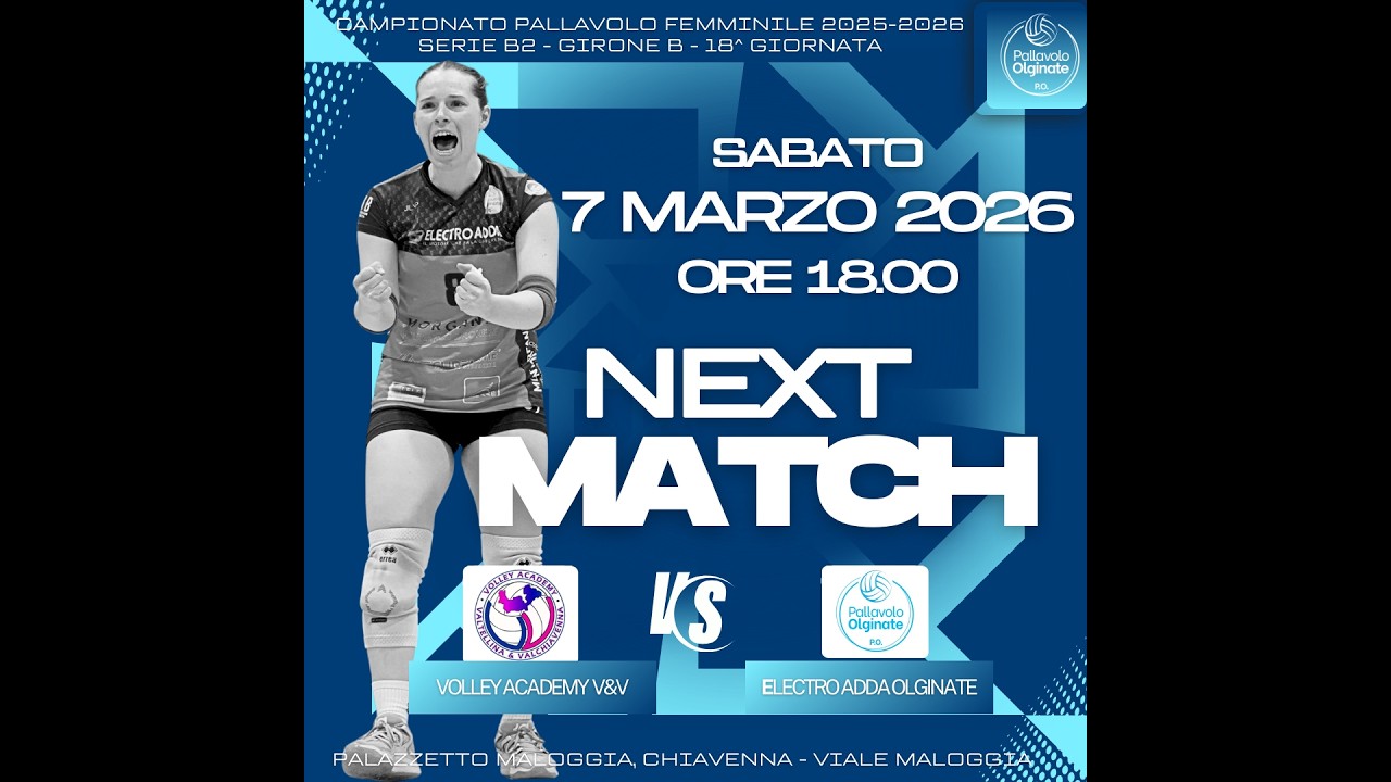 B2 - VOLLEY ACADEMY V&V SO  🆚 ELECTRO ADDA OLGINATE
