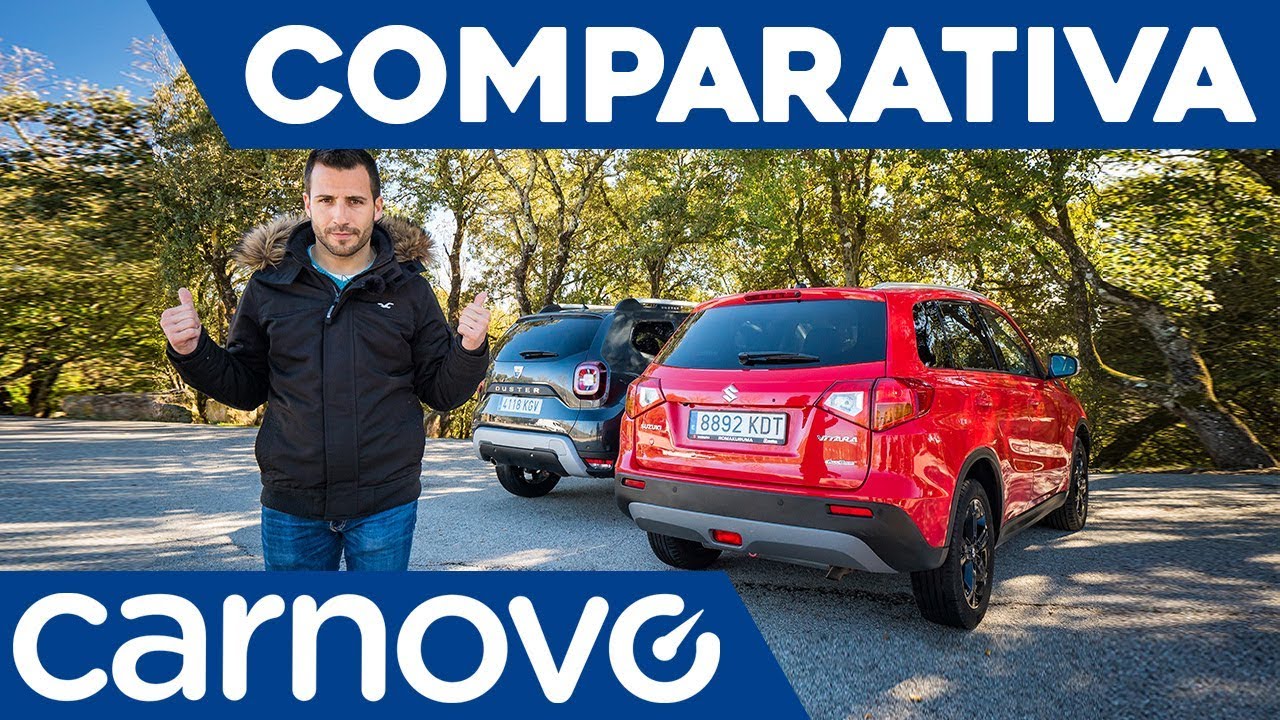 Dacia Duster 2018 vs Suzuki Vitara - SUV / Comparativa / Review / Prueba / Test en español | Carnovo
