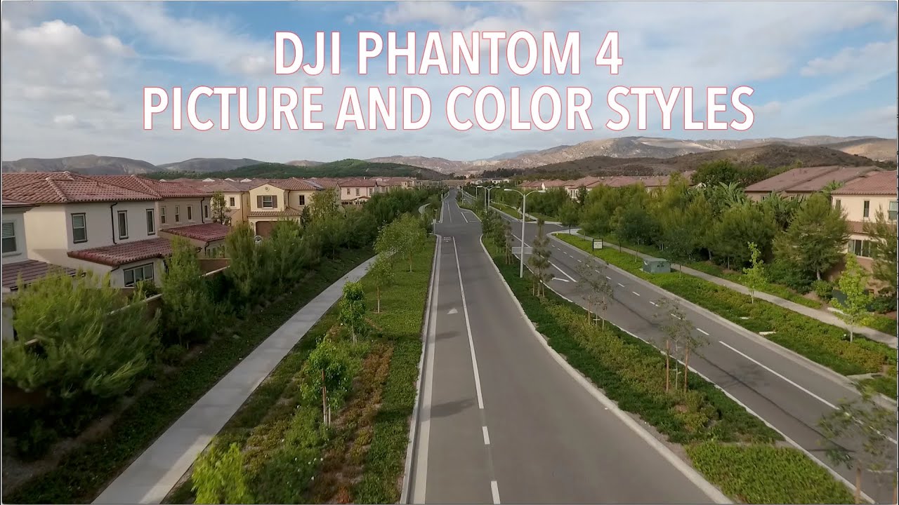 Phantom 4 - Picture Styles and Color