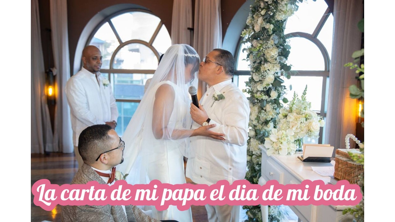 💍👰🏻‍♀️😭MI PAPA ME SORPRENDIO CON ESTA CARTA EN MI BODA + NO PUDE PARAR DE LLORAR ❤️🥹