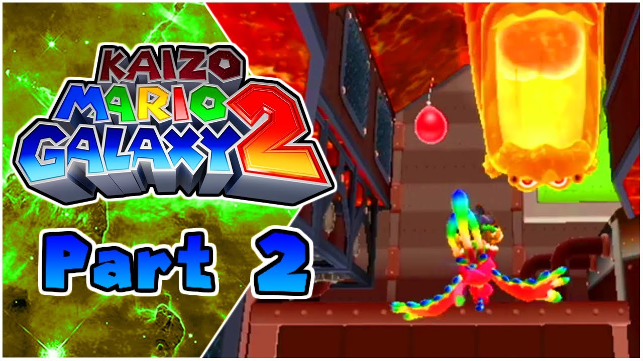 FLYING BUT UPSIDE-DOWN?? | Kaizo Mario Galaxy 2 (Part 2)